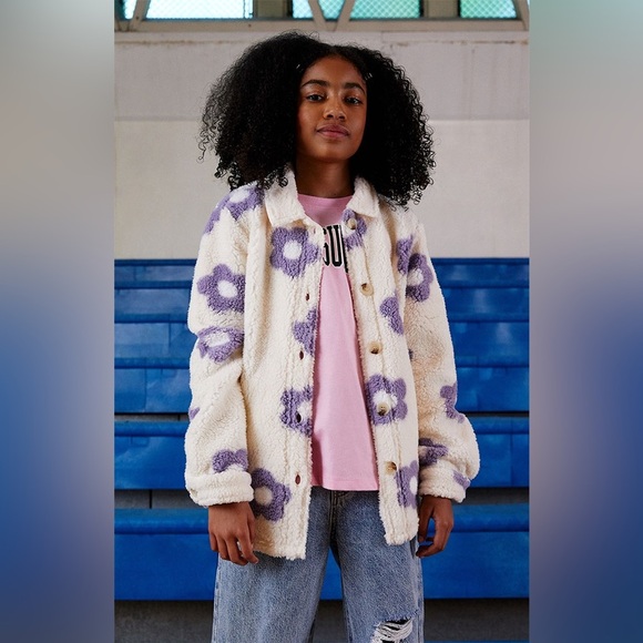 PacSun fleece floral jacket - Picture 10 of 12
